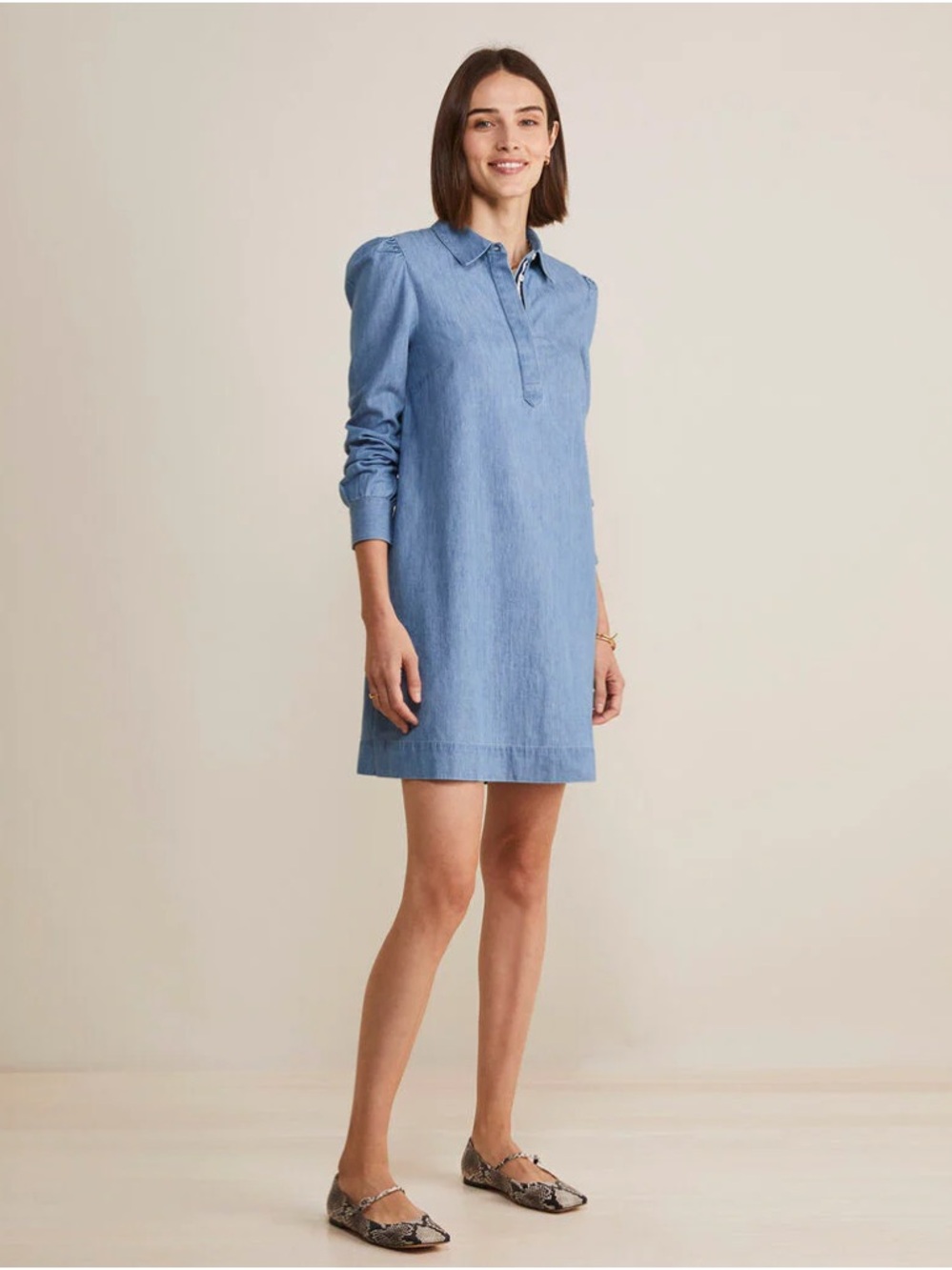 Sail to Sable Oxford shirt dress